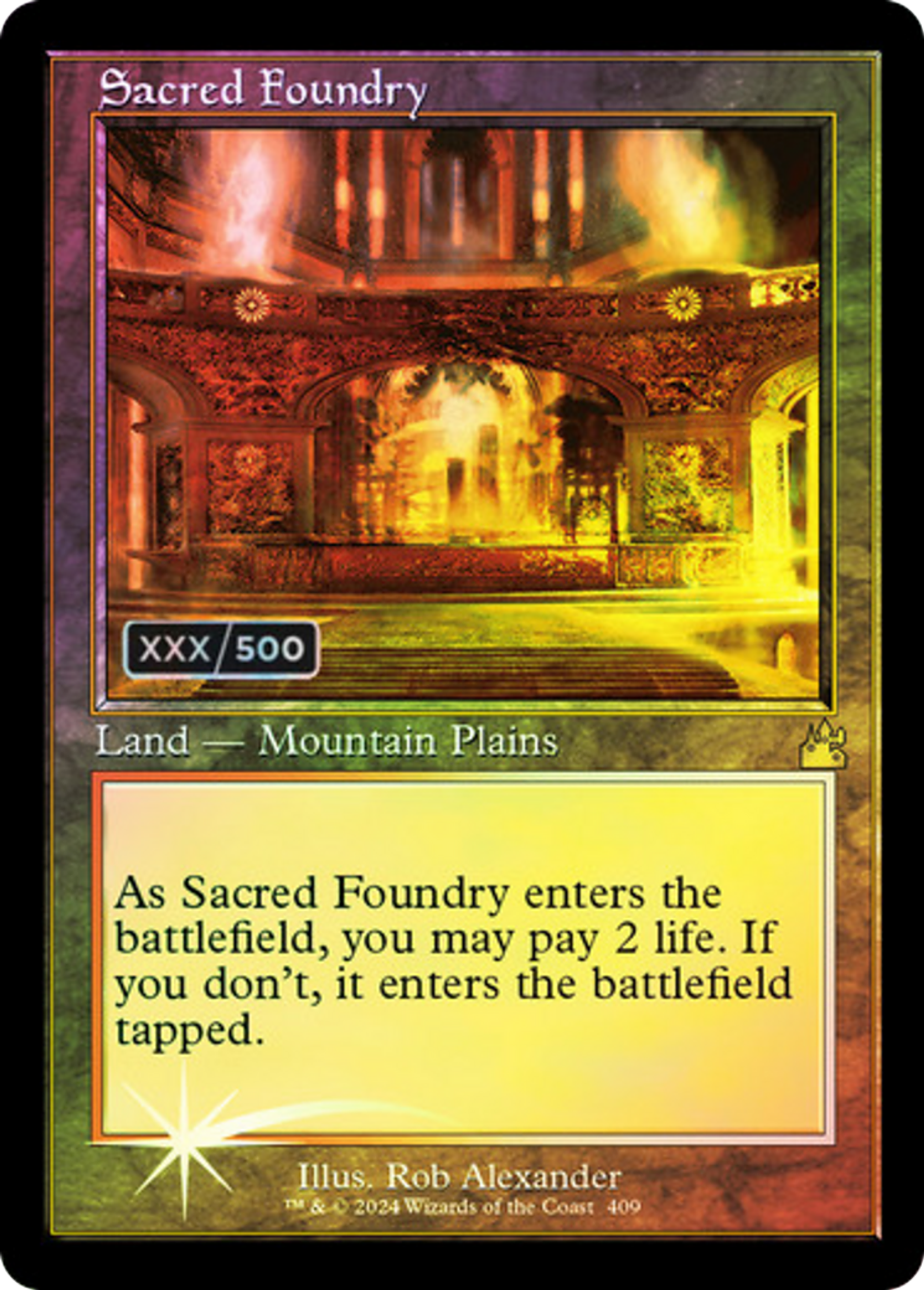 Sacred Foundry — Ravnica Remastered — Magic: The Gathering