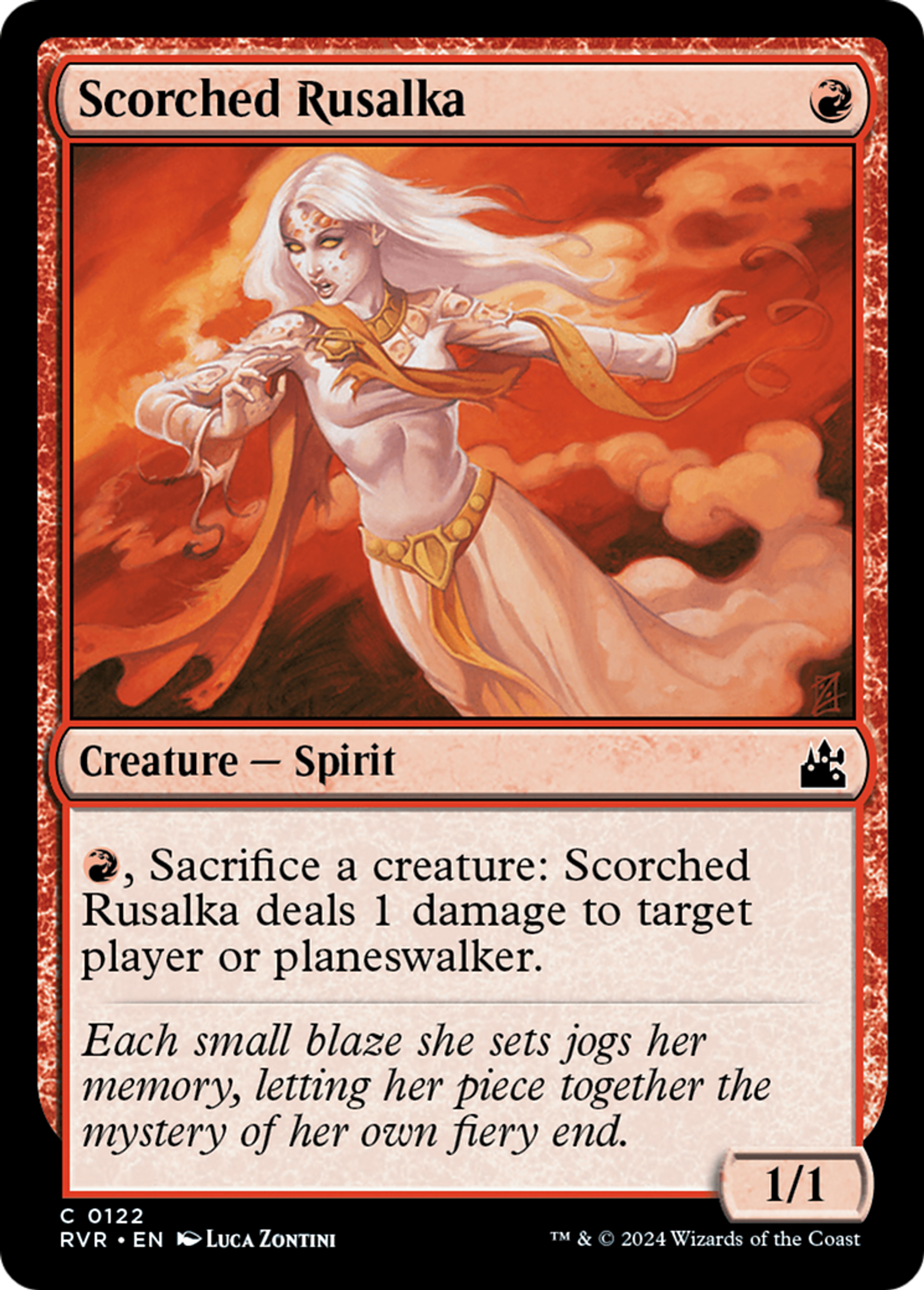 Rusalka brûlée — Ravnica Remastered — Magic: The Gathering