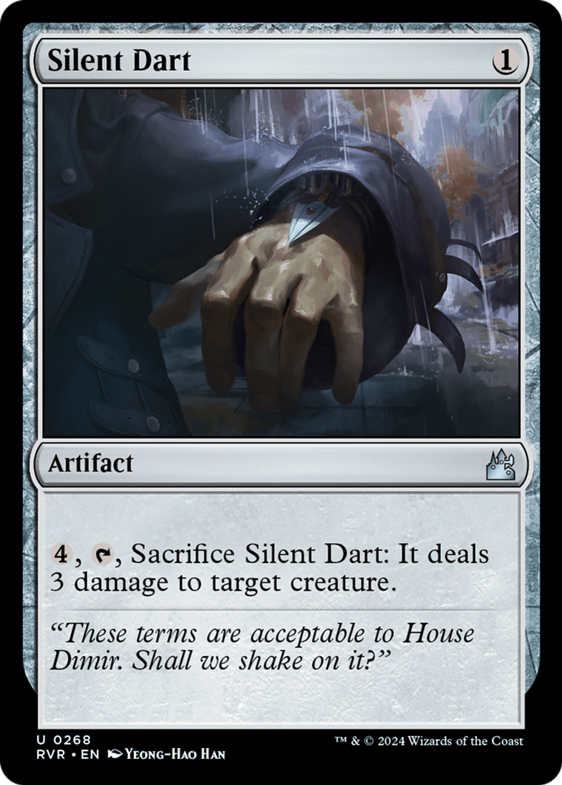 Fléchette silencieuse — Ravnica Remastered — Magic: The Gathering