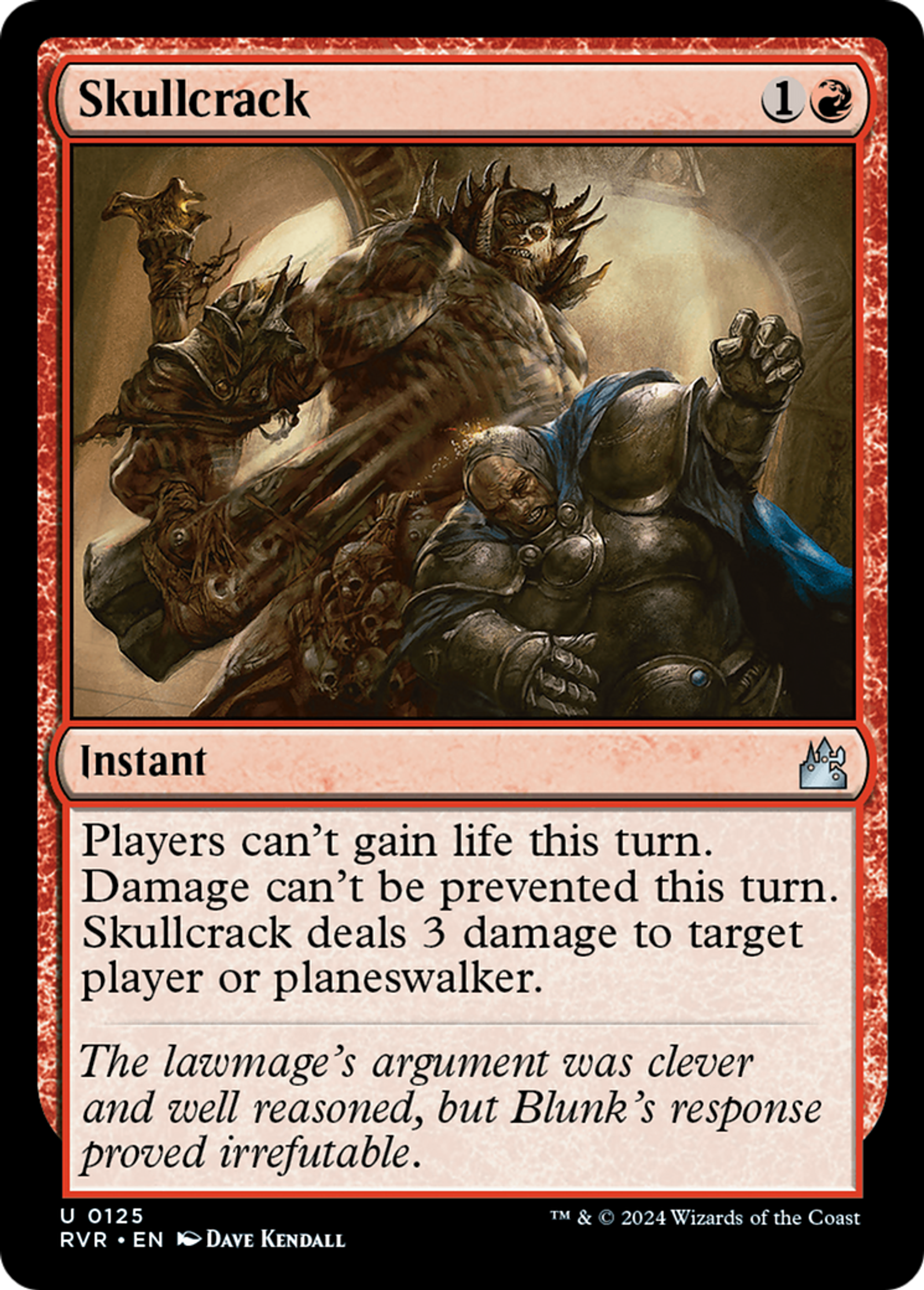 Skullcrack — Ravnica Remastered — Magic: The Gathering