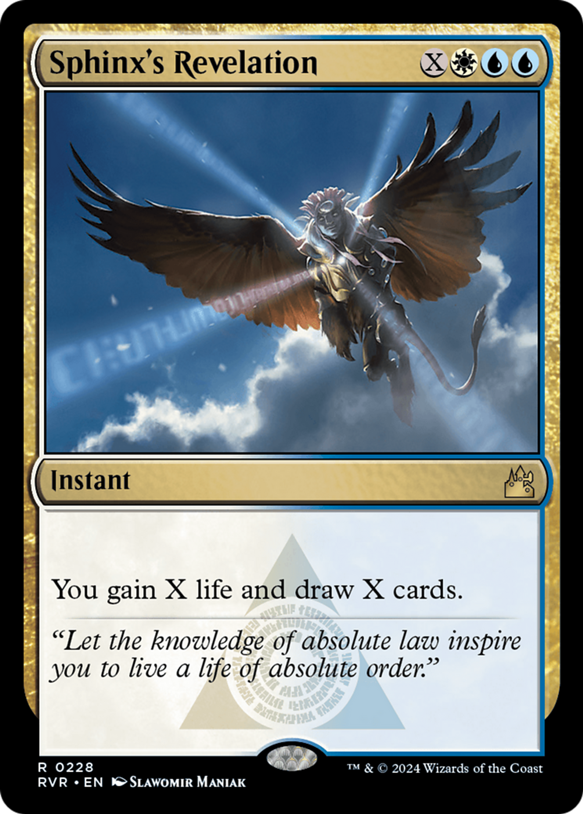 Révélation du sphinx — Ravnica Remastered — Magic: The Gathering