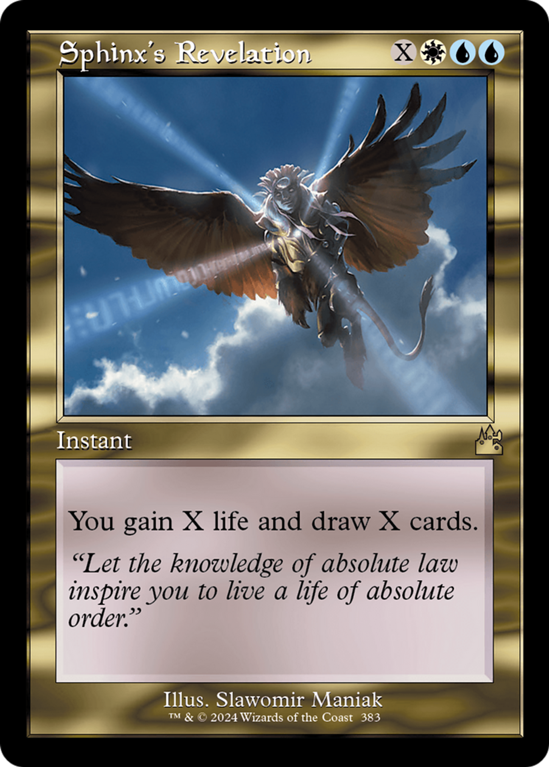 Sphinx's Revelation — Ravnica Remastered — Magic: The Gathering