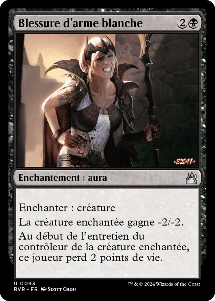 Blessure d'arme blanche — Ravnica Remastered — Magic: The Gathering