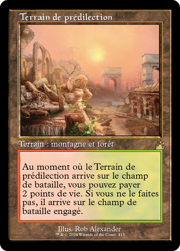 Terrain de prédilection — Ravnica Remastered — Magic: The Gathering