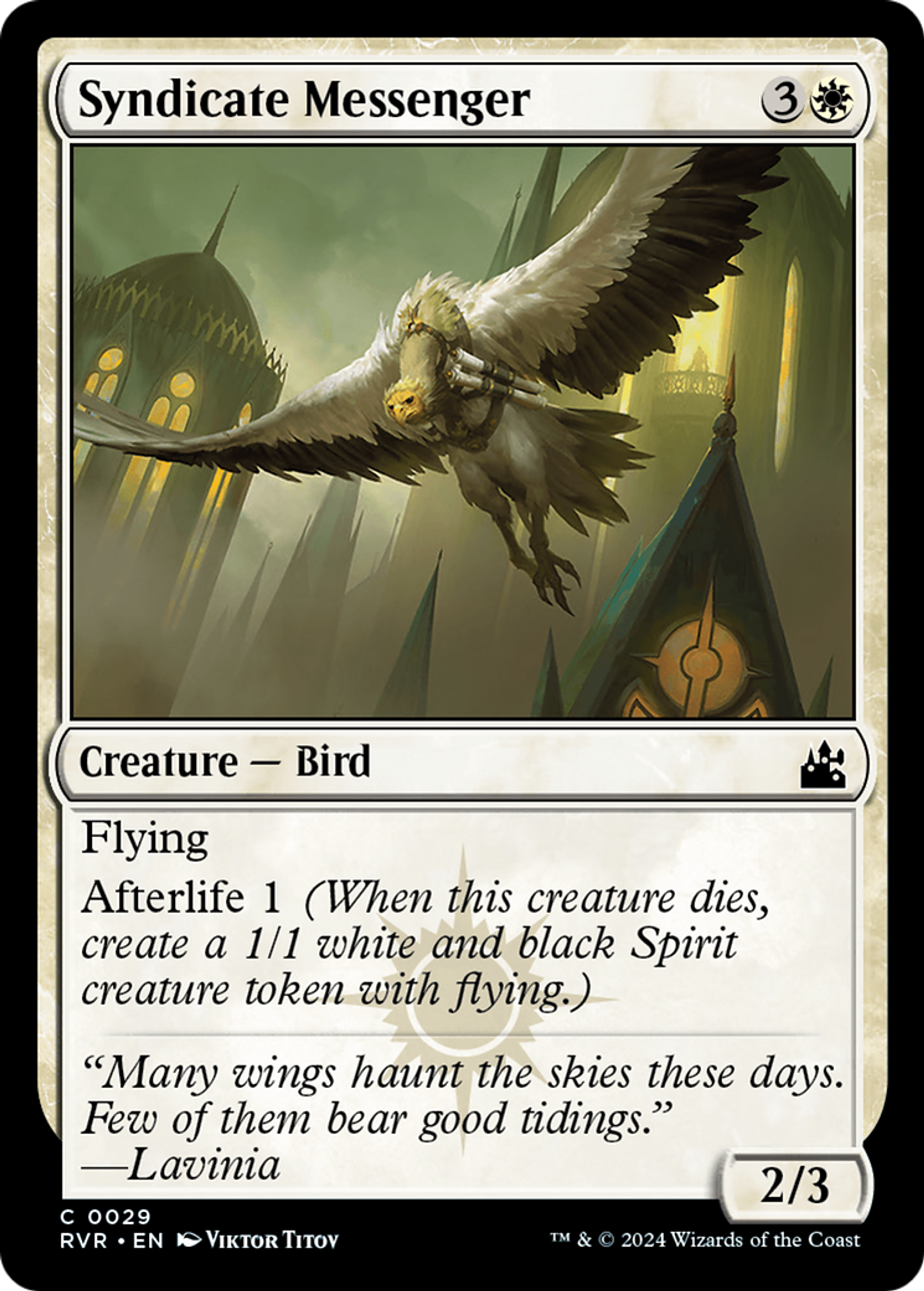 Syndicate Messenger — Ravnica Remastered — Magic: The Gathering