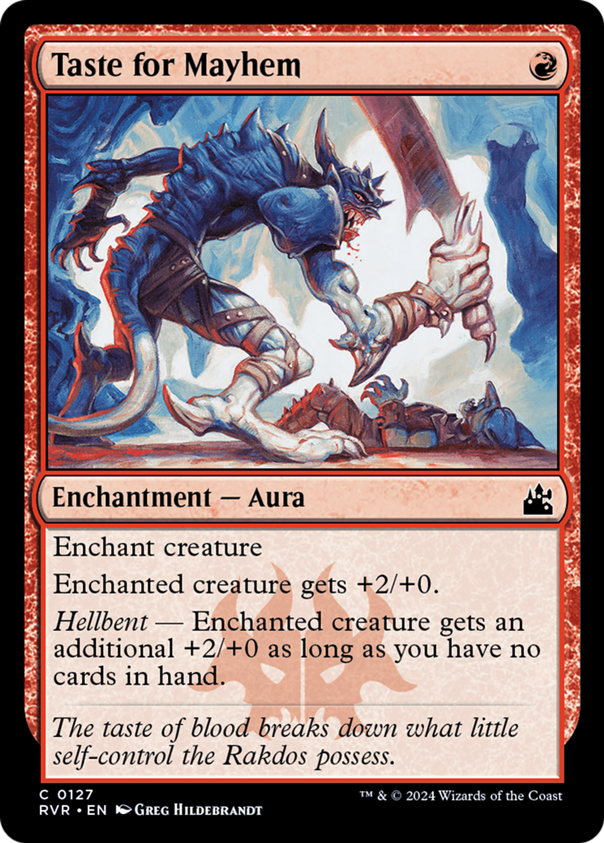 Taste for Mayhem — Ravnica Remastered — Magic: The Gathering