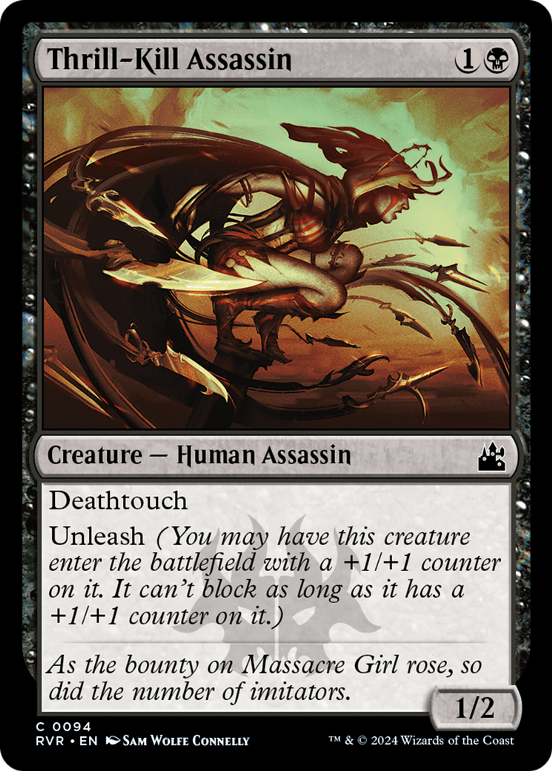 Thrill-Kill Assassin — Ravnica Remastered — Magic: The Gathering