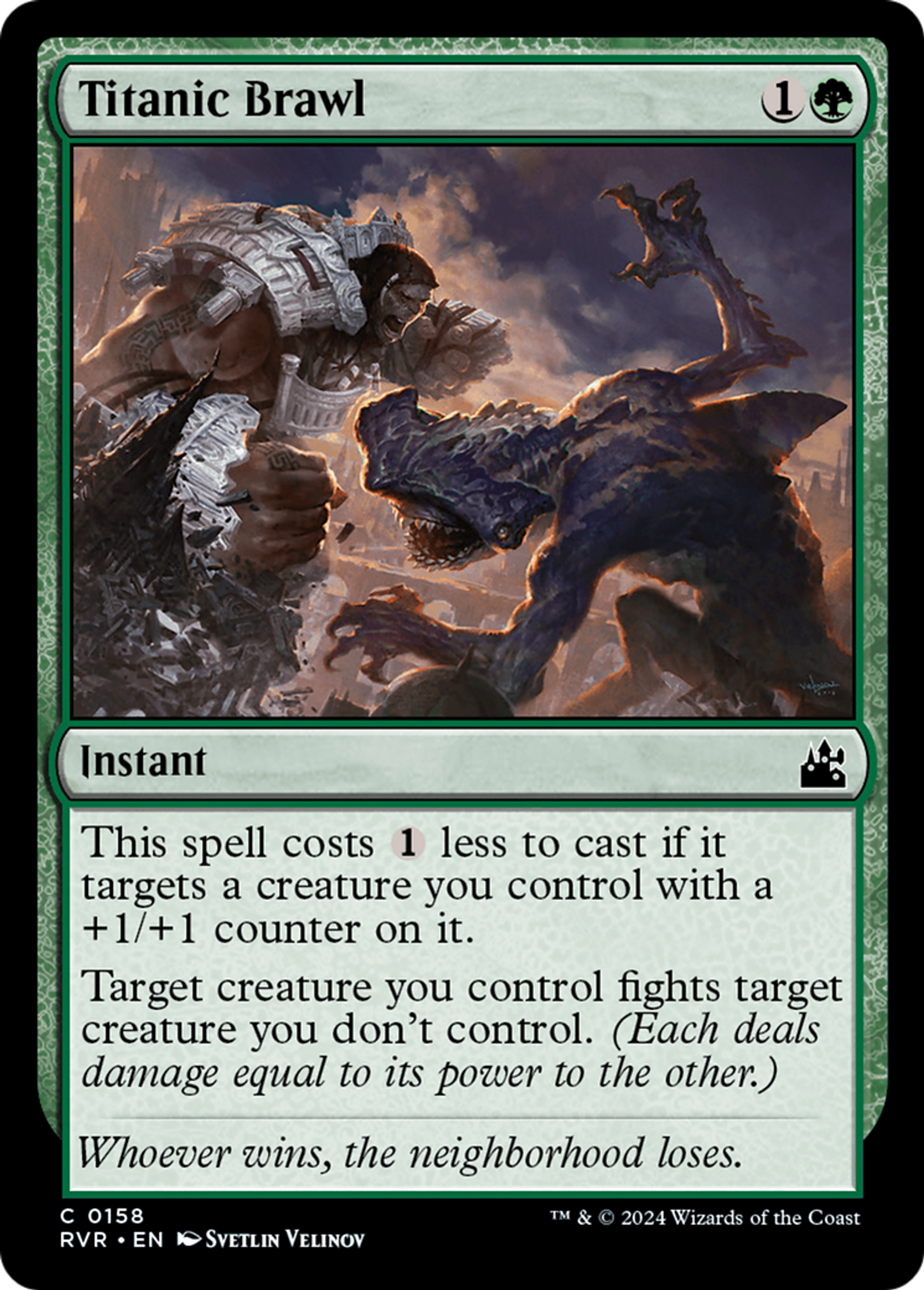 Titanic Brawl — Ravnica Remastered — Magic: The Gathering