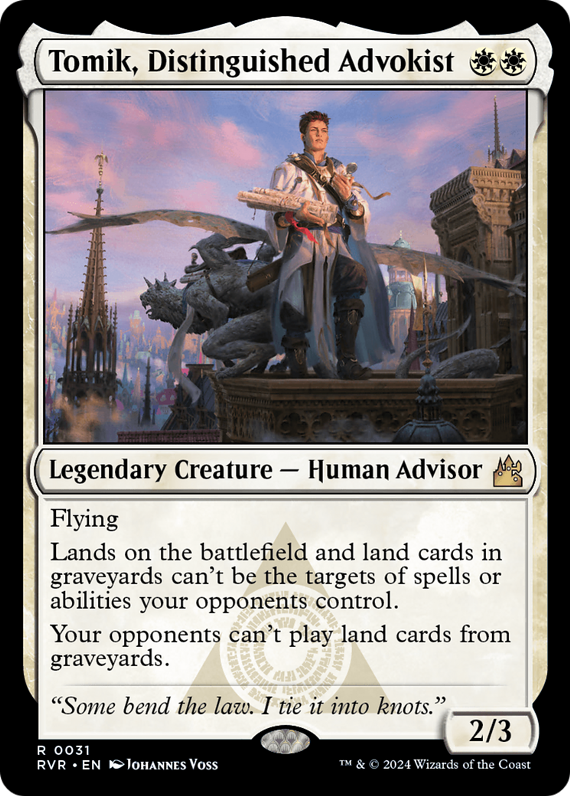 Tomik, Distinguished Advokist — Ravnica Remastered — Magic: The Gathering