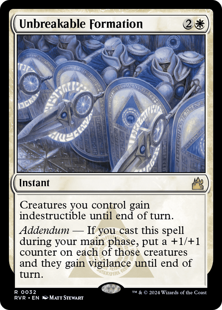 Unbreakable Formation — Ravnica Remastered — Magic: The Gathering