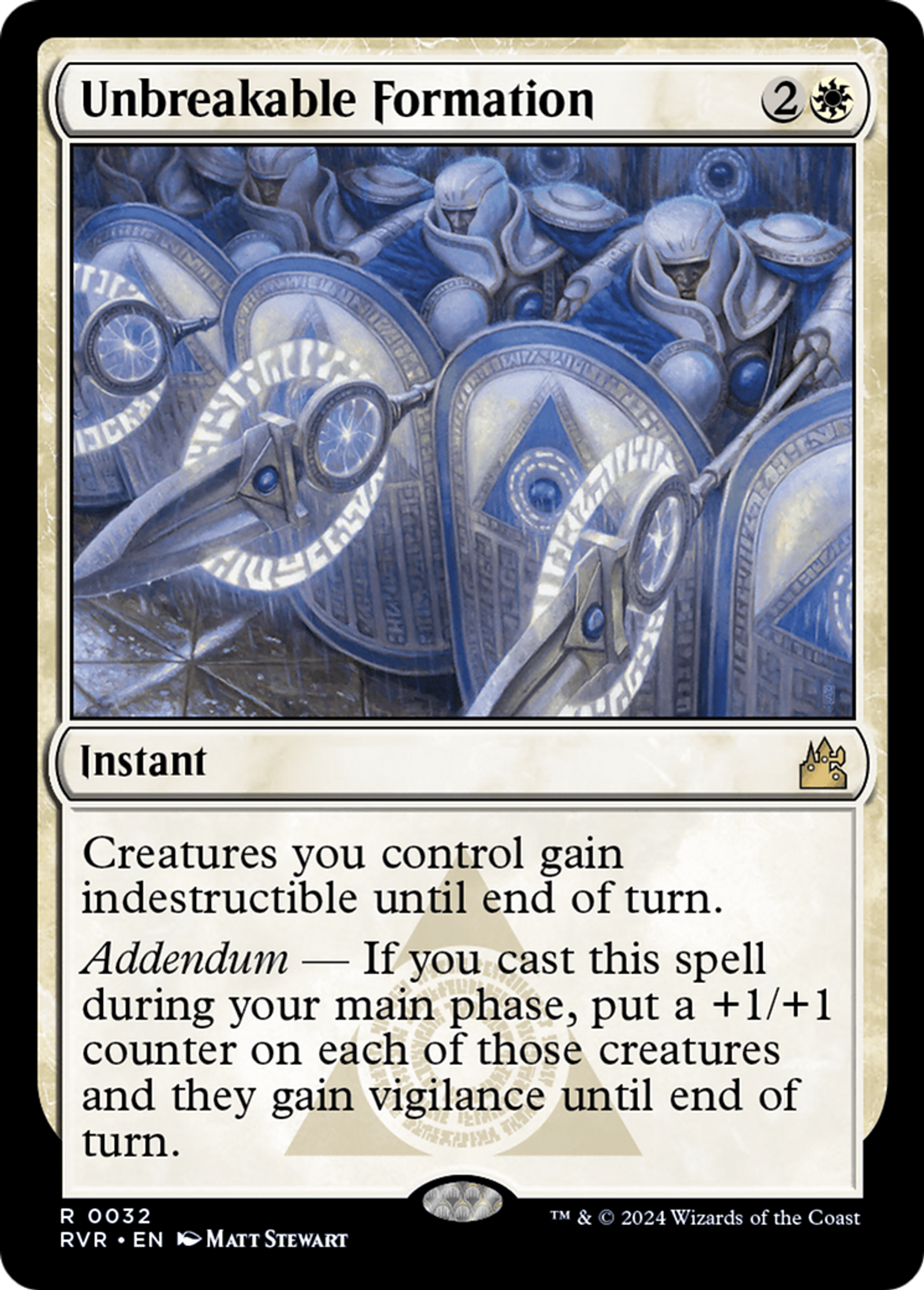 Unbreakable Formation — Ravnica Remastered — Magic: The Gathering