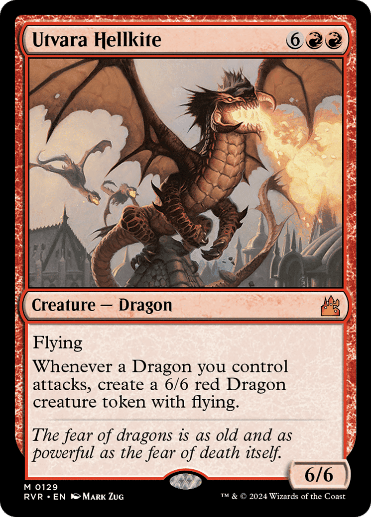Utvara Hellkite — Ravnica Remastered — Magic: The Gathering