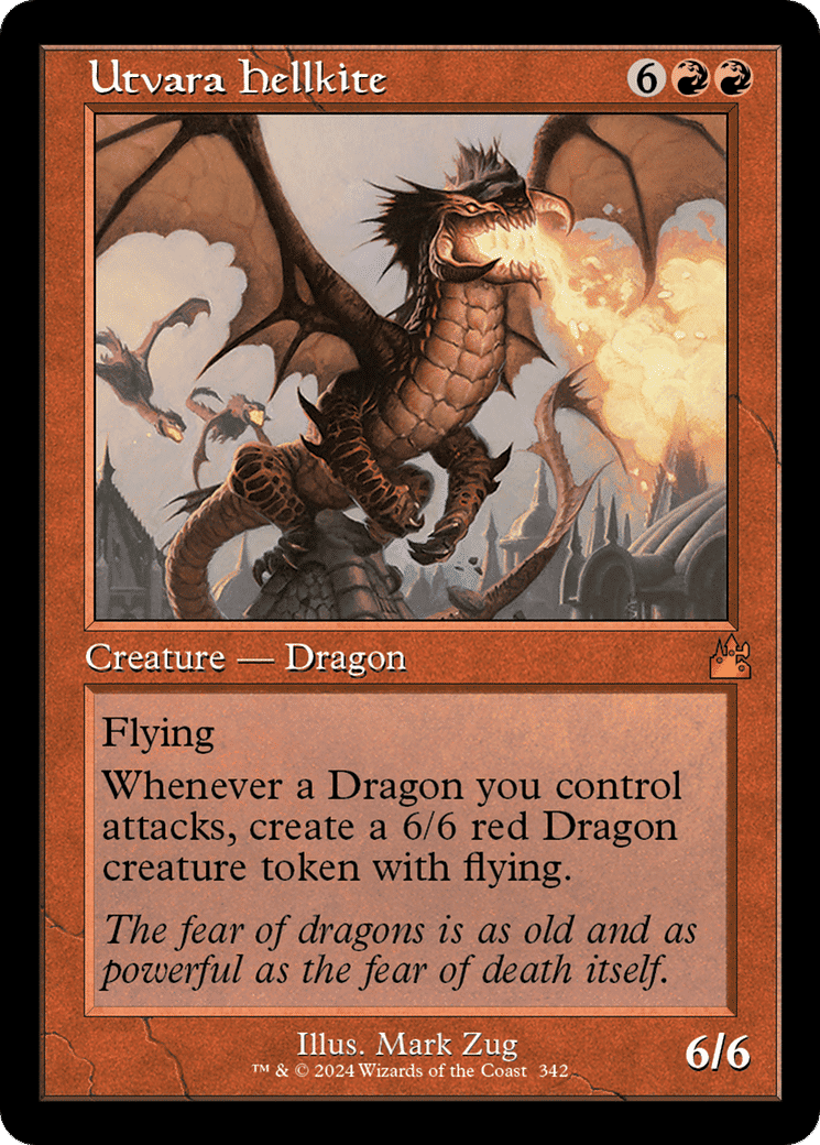Utvara Hellkite — Ravnica Remastered — Magic: The Gathering