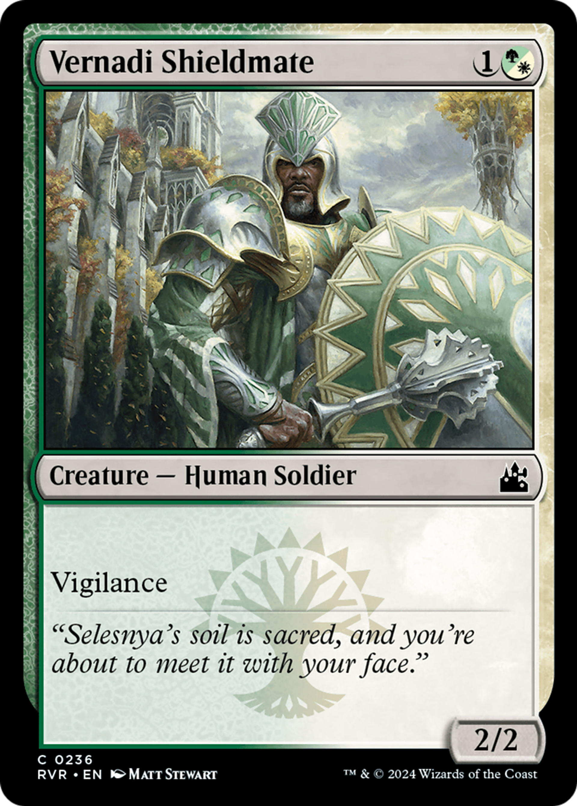 Compagnon bouclier verdani — Ravnica Remastered — Magic: The Gathering