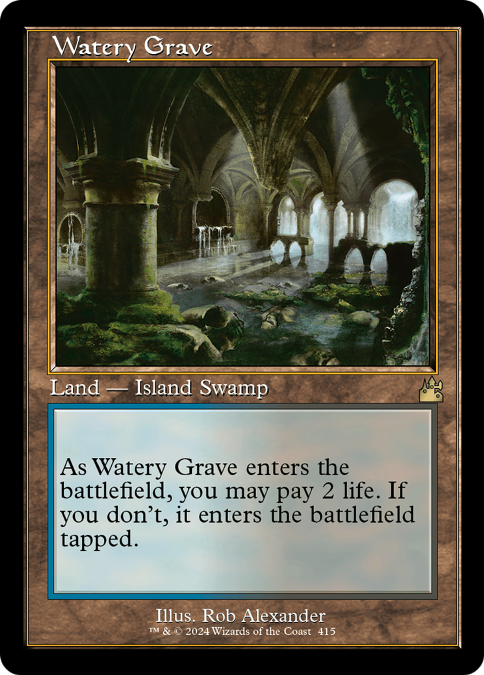 Watery Grave — Ravnica Remastered — Magic: The Gathering