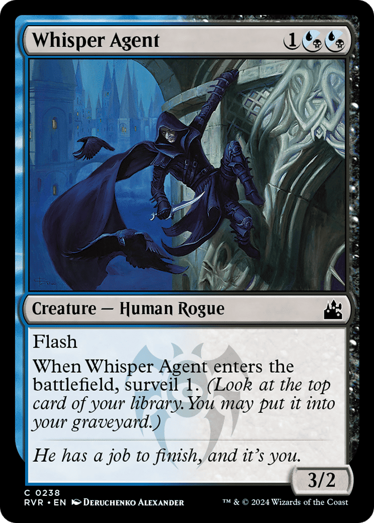 Whisper Agent — Ravnica Remastered — Magic: The Gathering