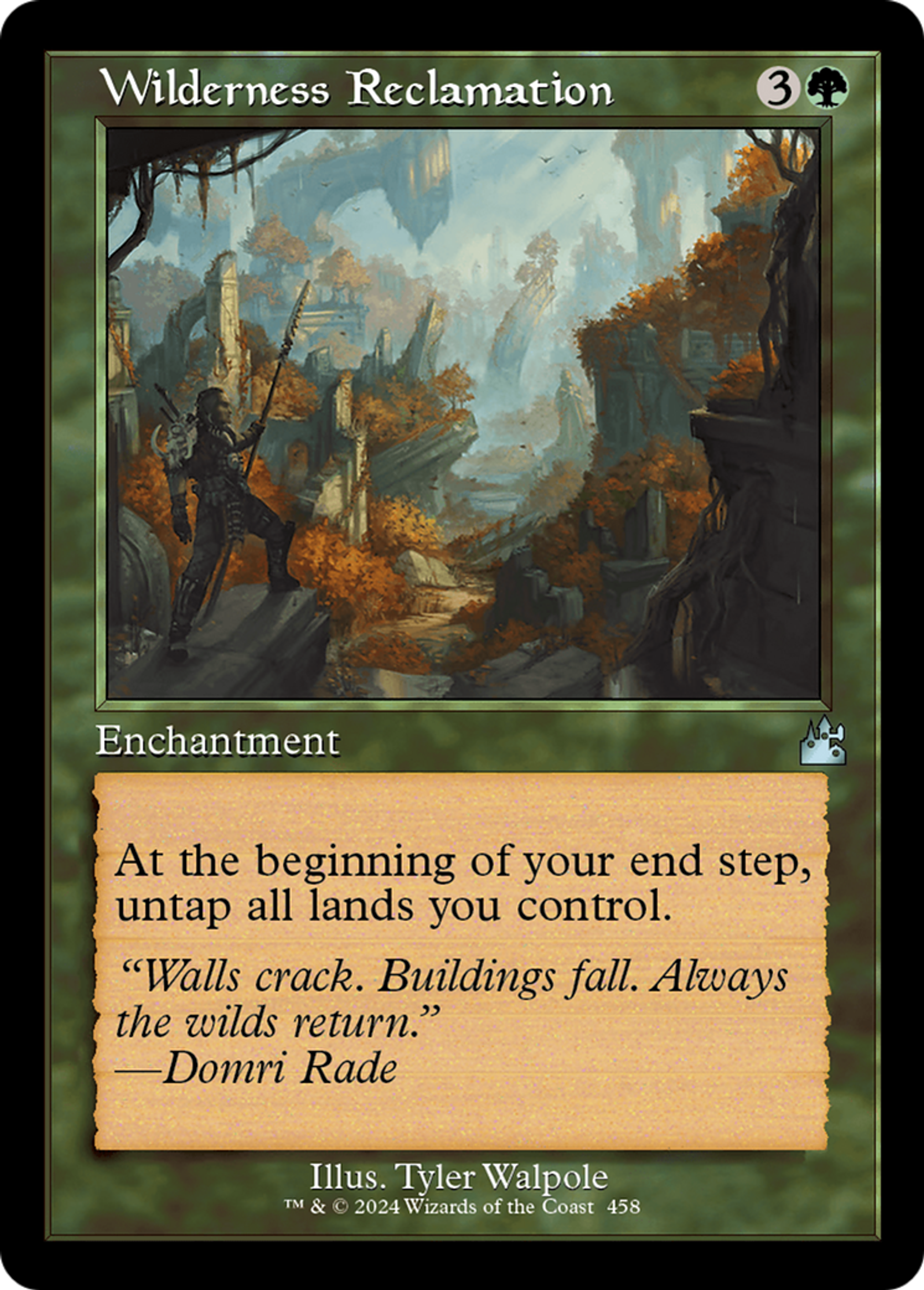 Wilderness Reclamation — Ravnica Remastered — Magic: The Gathering