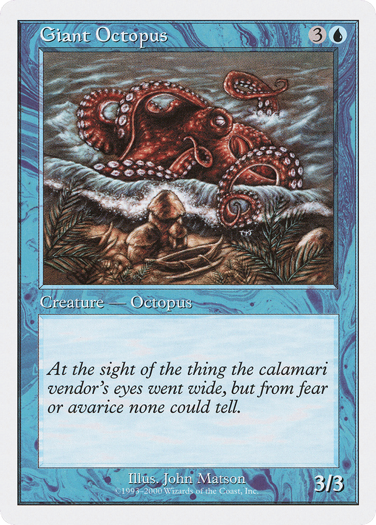 Giant Octopus — Starter 2000 — Magic: The Gathering