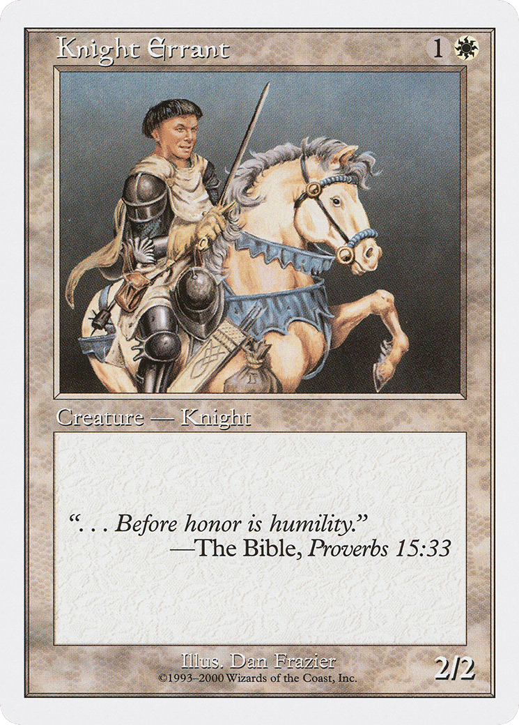 Knight Errant — Starter 2000 — Magic: The Gathering