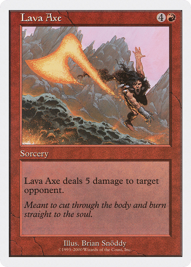 Lava Axe — Starter 2000 — Magic: The Gathering