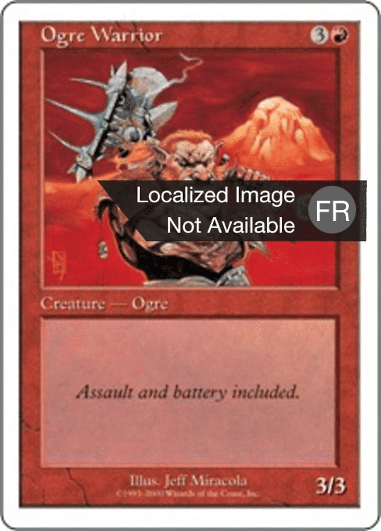 Guerrier ogre — Starter 2000 — Magic: The Gathering