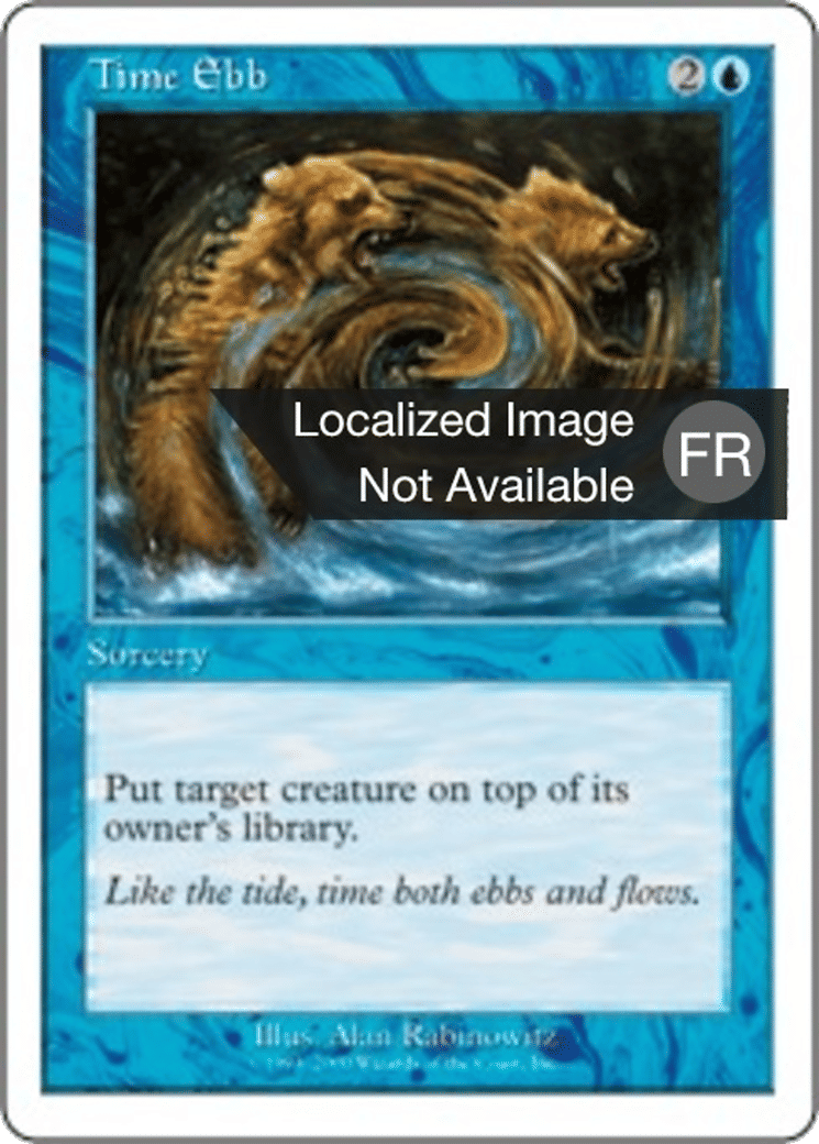 Temps du jusant — Starter 2000 — Magic: The Gathering