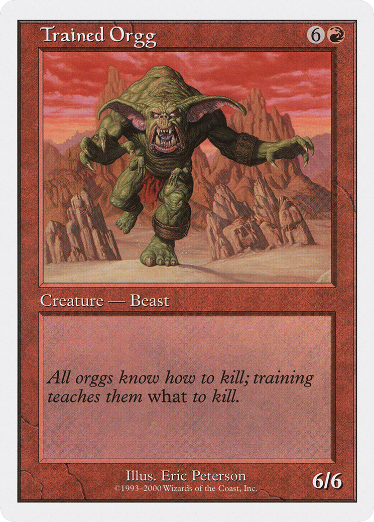 Trained Orgg — Starter 2000 — Magic: The Gathering