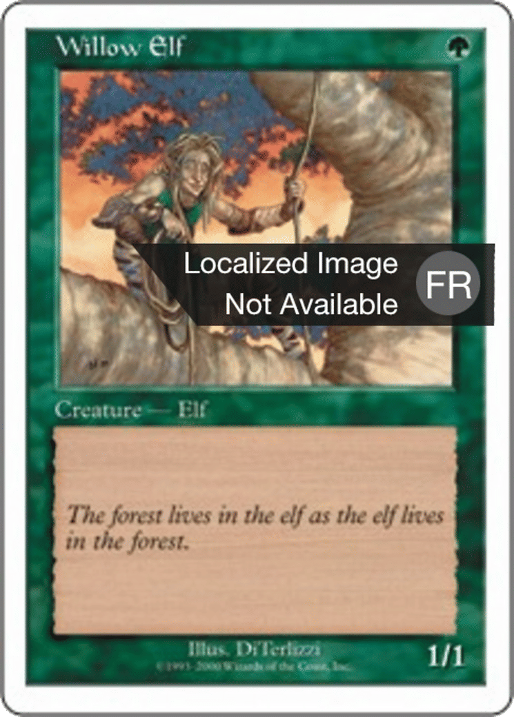 Willow Elf — Starter 2000 — Magic: The Gathering