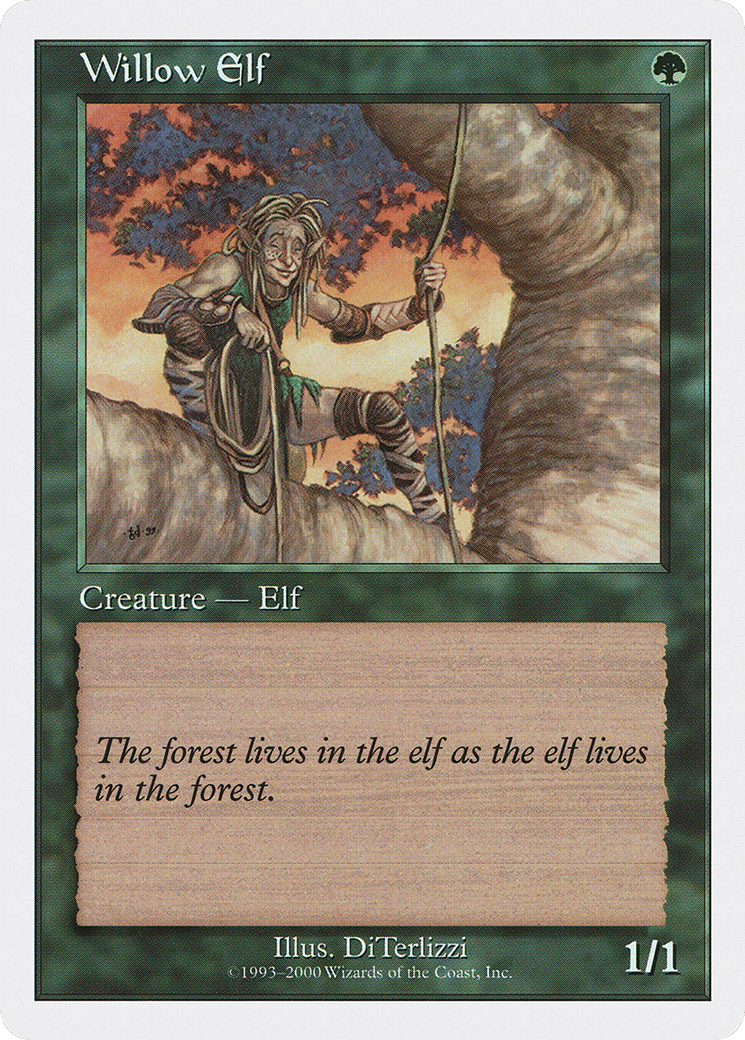 Willow Elf — Starter 2000 — Magic: The Gathering