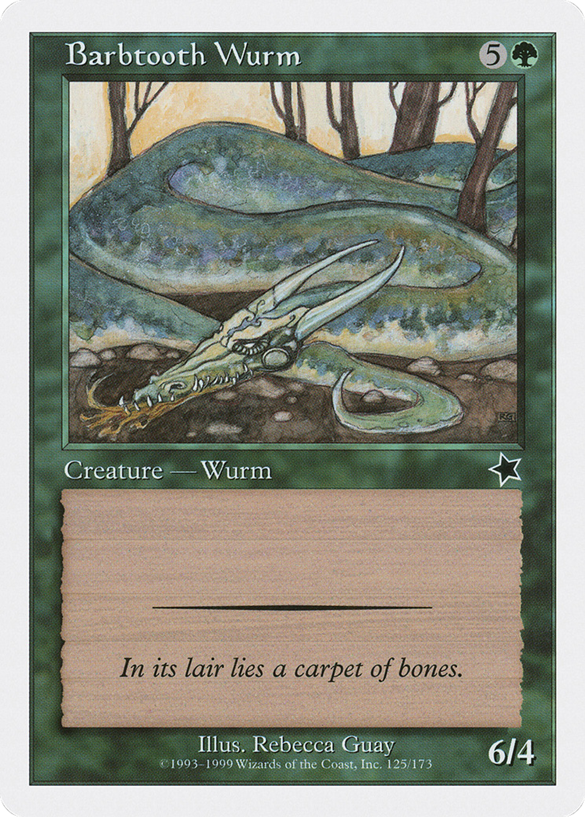 Guivre aux dents barbelées — Starter 1999 — Magic: The Gathering