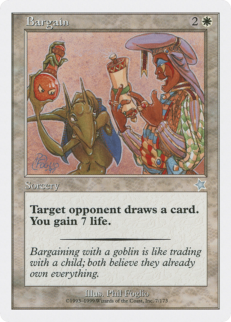Bargain — Starter 1999 — Magic: The Gathering
