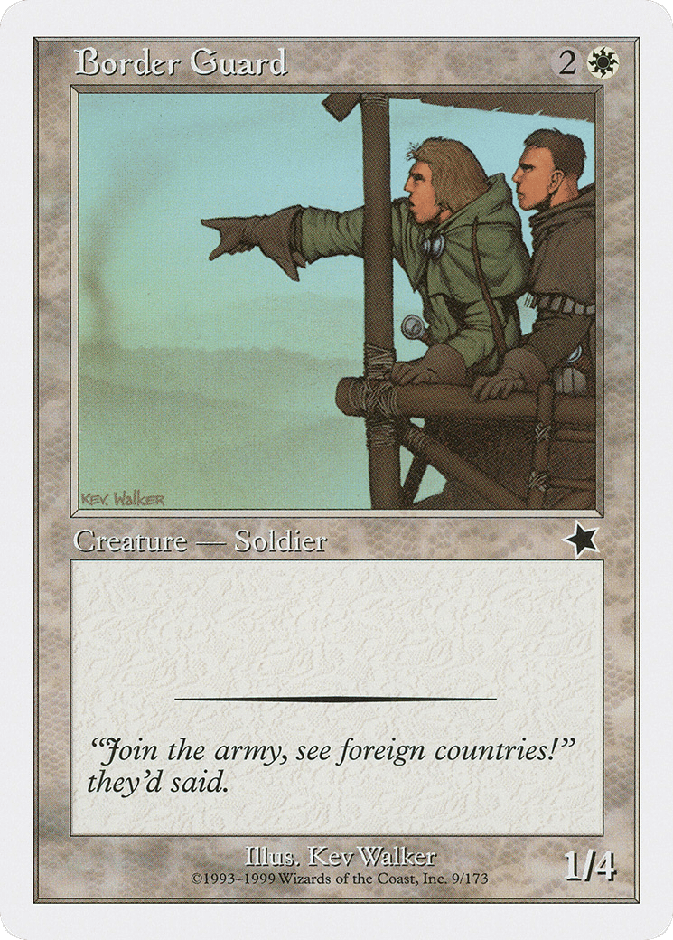 Border Guard — Starter 1999 — Magic: The Gathering