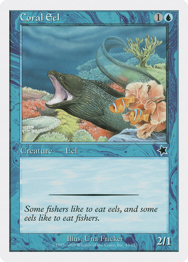 Coral Eel — Starter 1999 — Magic: The Gathering