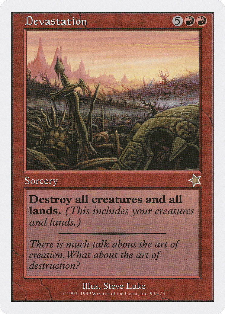 Devastation — Starter 1999 — Magic: The Gathering