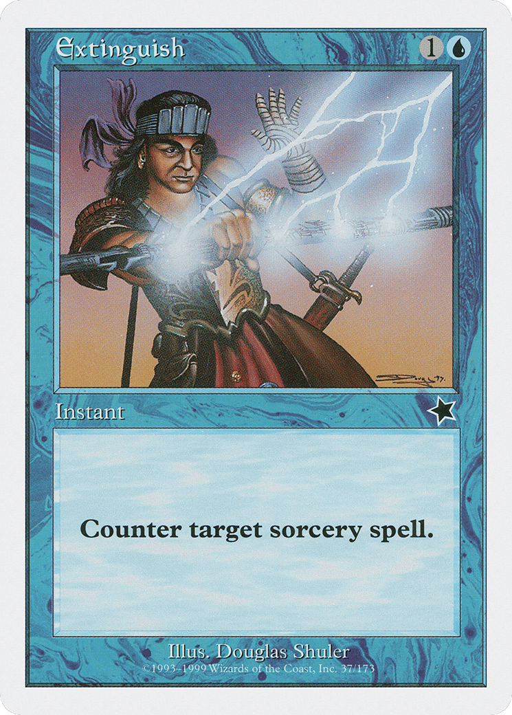 Extinguish — Starter 1999 — Magic: The Gathering