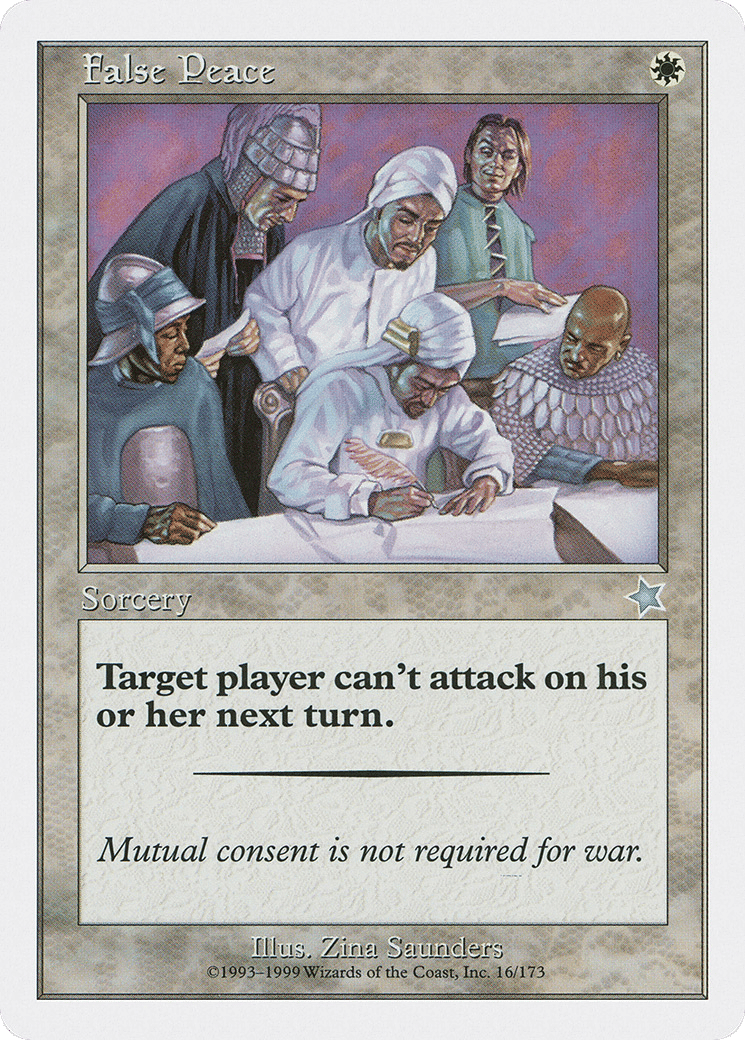 False Peace — Starter 1999 — Magic: The Gathering