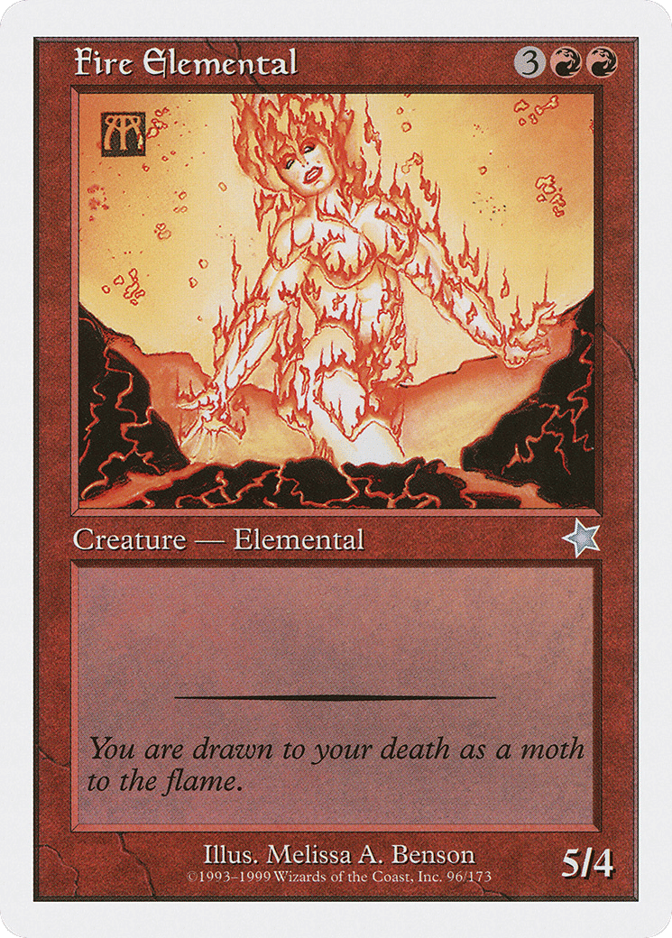 Fire Elemental — Starter 1999 — Magic: The Gathering