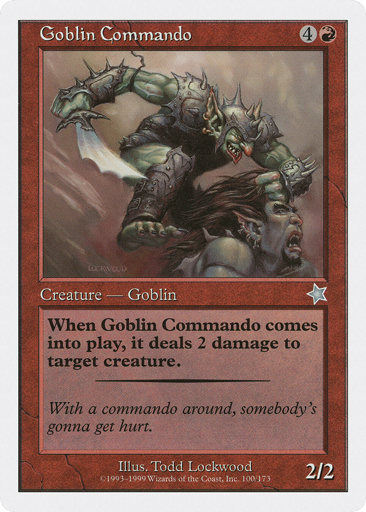 Goblin Commando — Starter 1999 — Magic: The Gathering