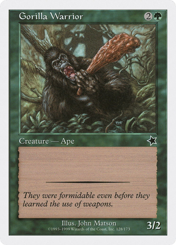Gorilla Warrior — Starter 1999 — Magic: The Gathering