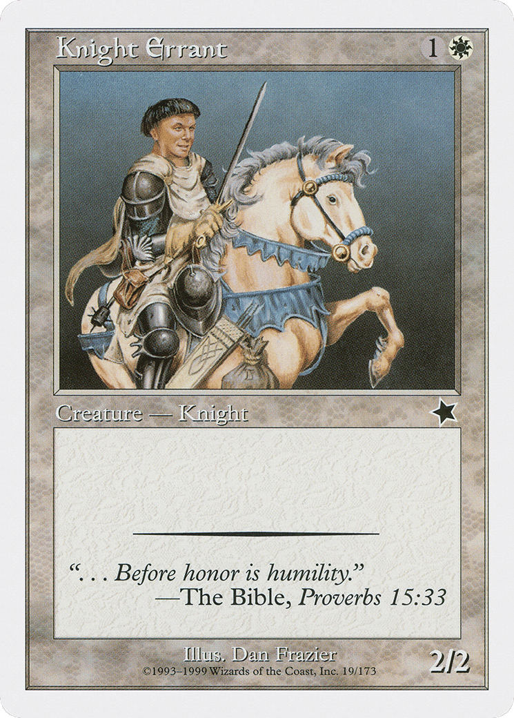 Knight Errant — Starter 1999 — Magic: The Gathering