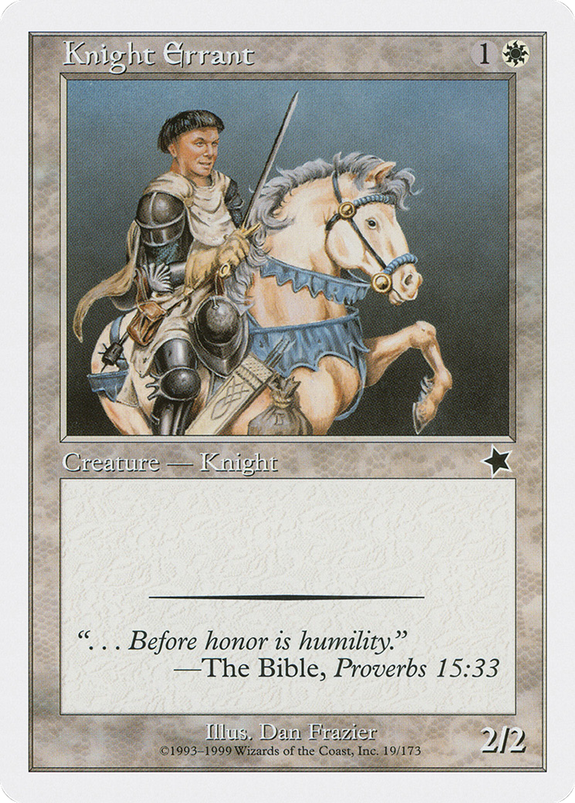 Knight Errant — Starter 1999 — Magic: The Gathering