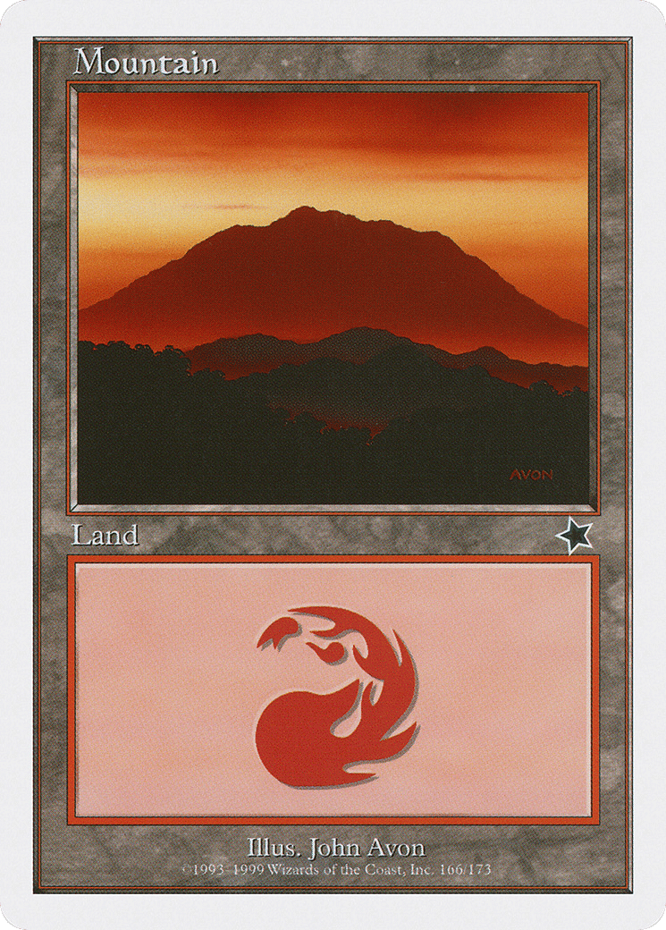 Mountain — Starter 1999 — Magic: The Gathering