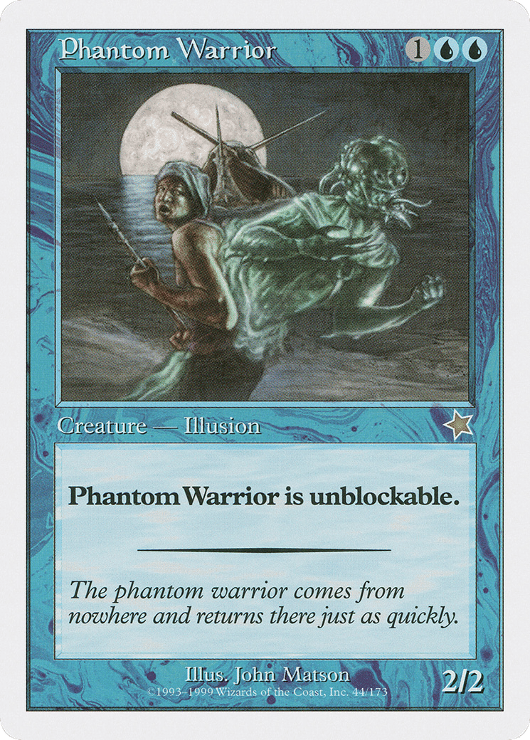 Phantom Warrior — Starter 1999 — Magic: The Gathering