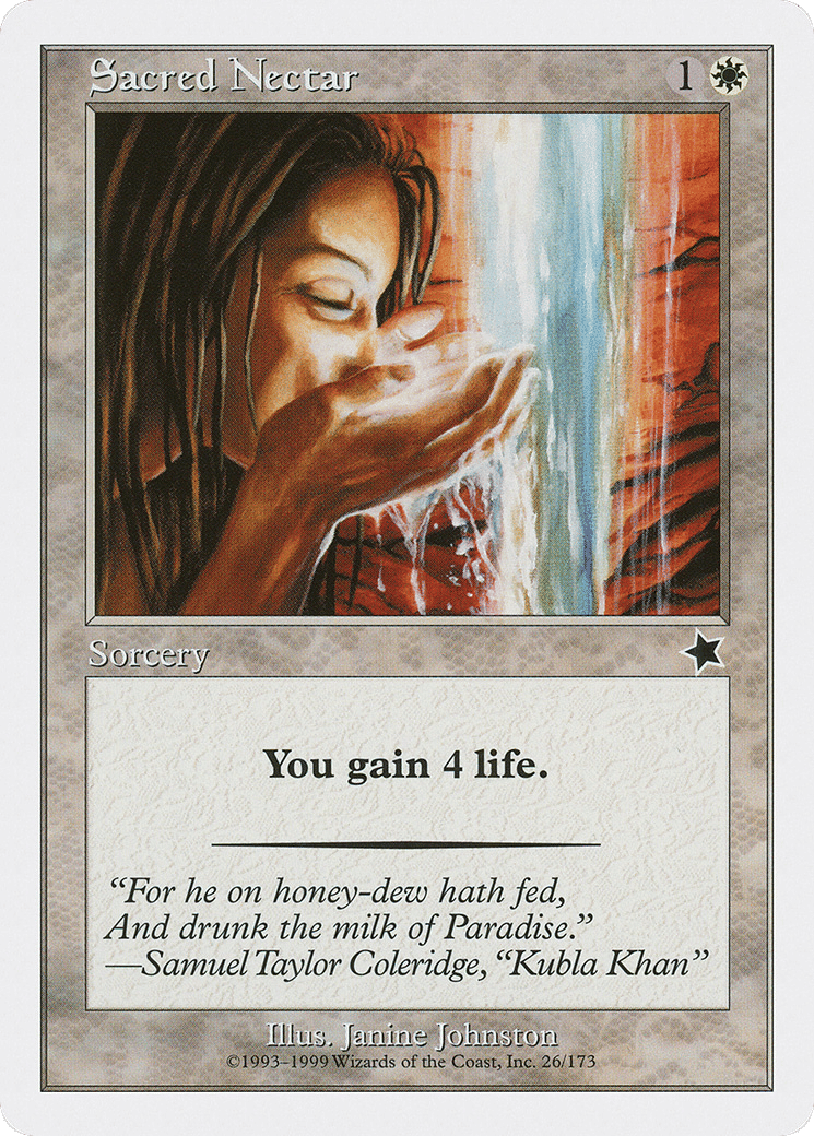 Sacred Nectar — Starter 1999 — Magic: The Gathering