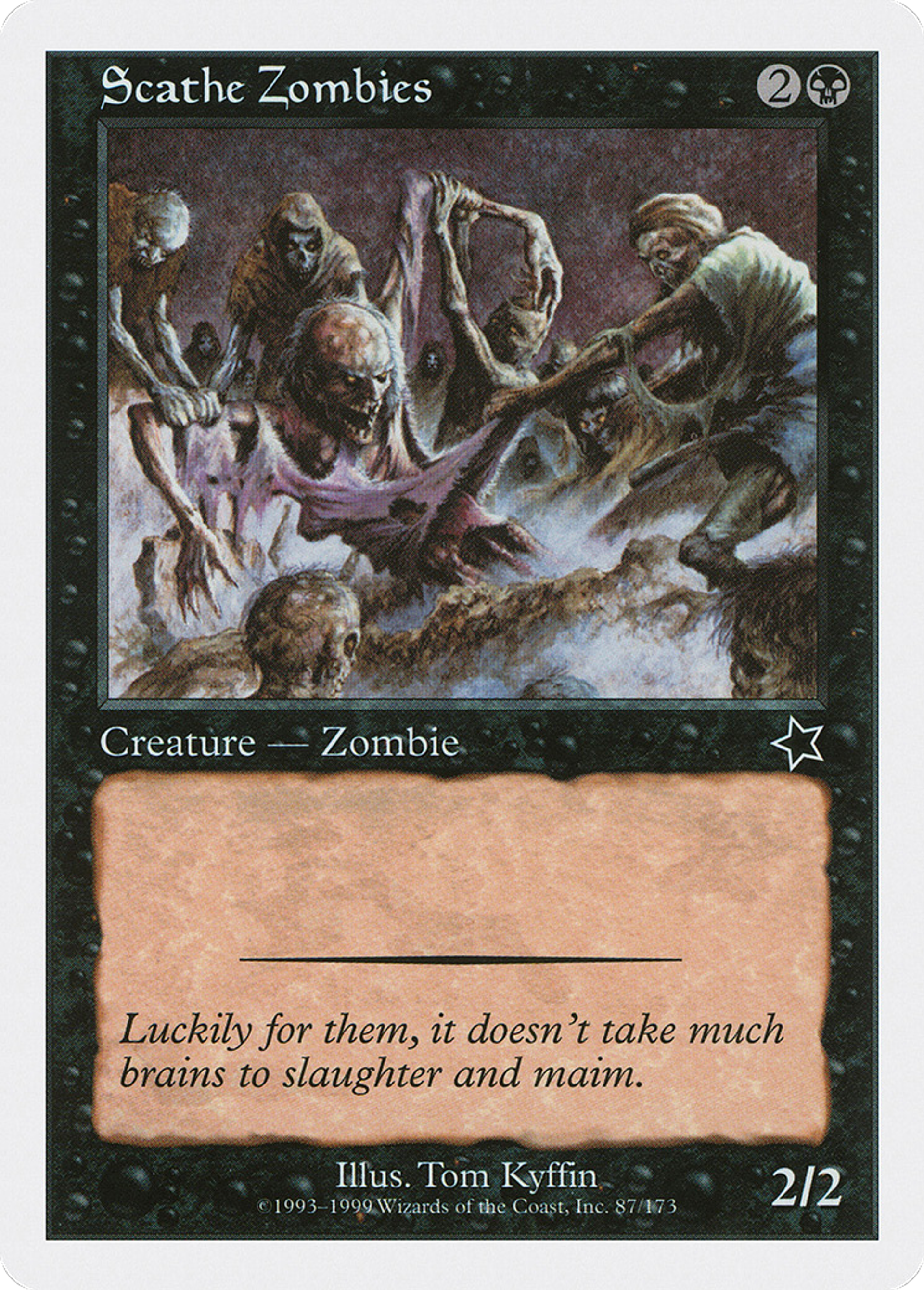 Scathe Zombies — Starter 1999 — Magic: The Gathering