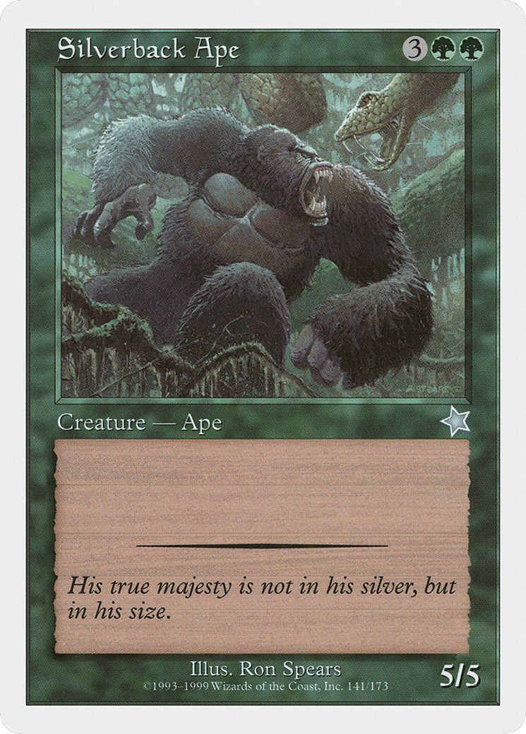 Silverback Ape — Starter 1999 — Magic: The Gathering