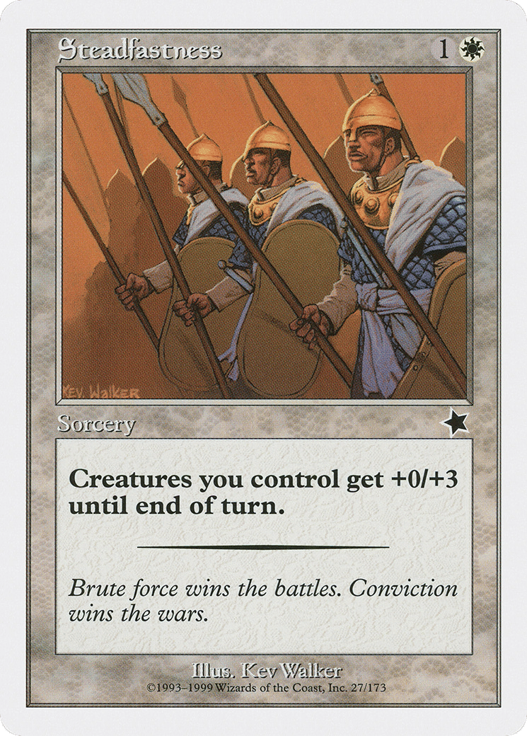 Steadfastness — Starter 1999 — Magic: The Gathering