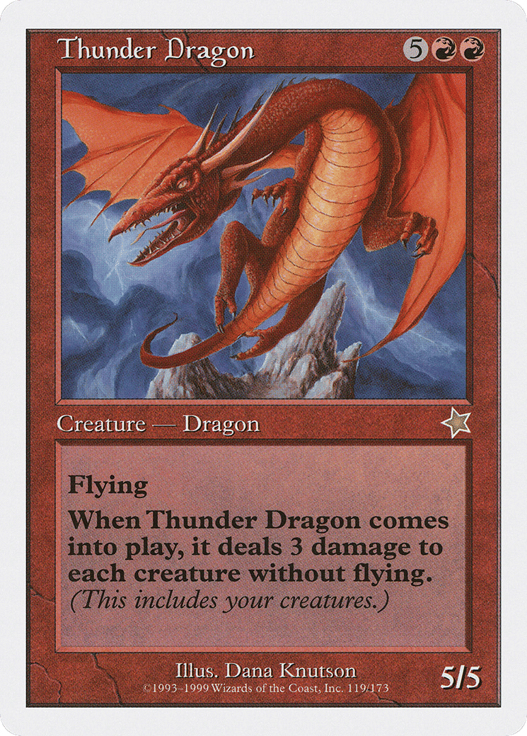 Thunder Dragon — Starter 1999 — Magic: The Gathering
