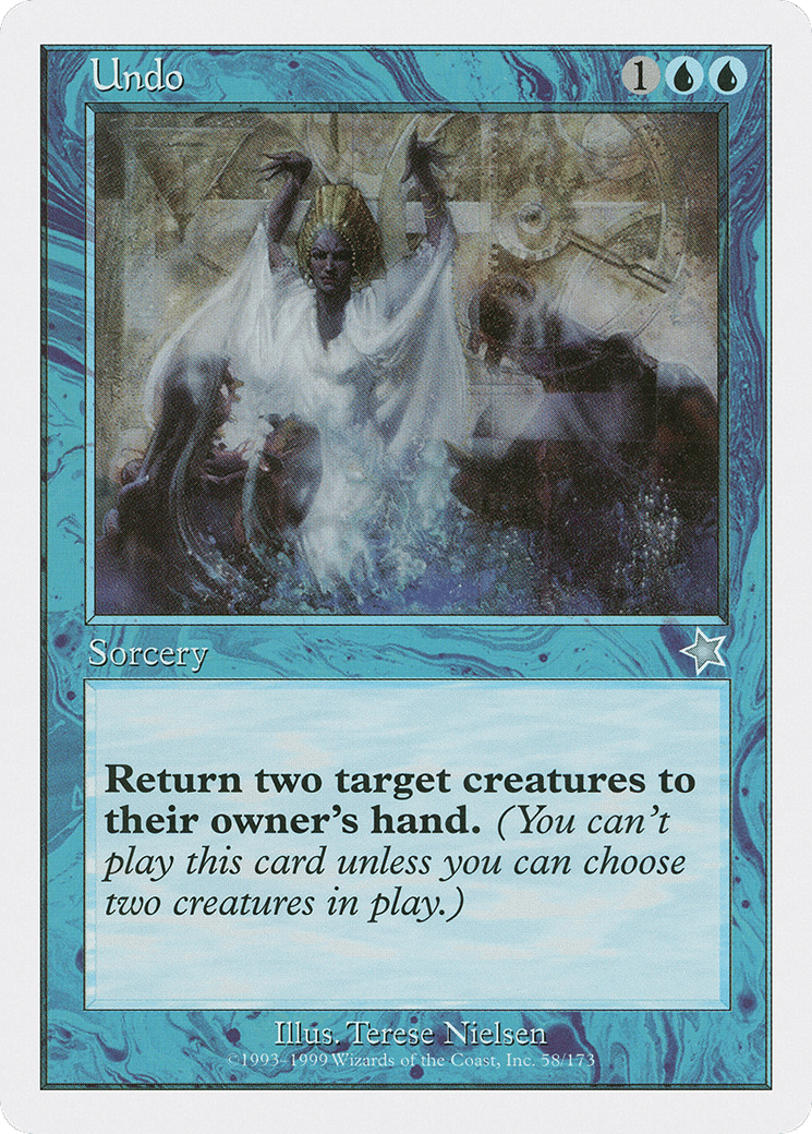 Undo — Starter 1999 — Magic: The Gathering
