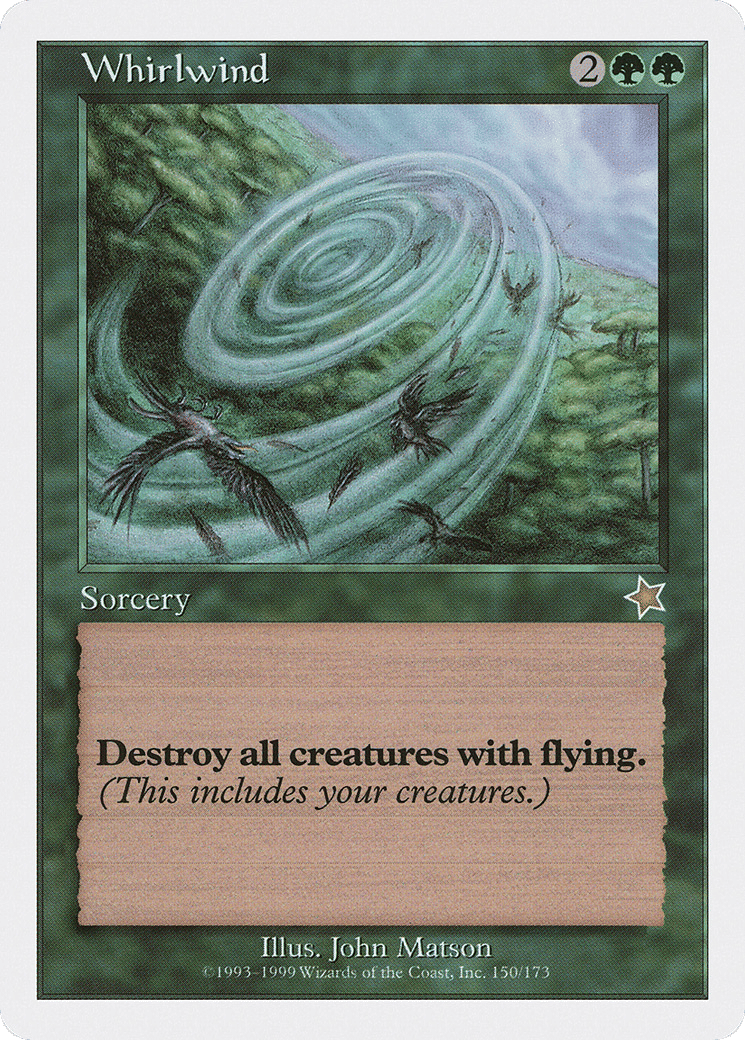 Whirlwind — Starter 1999 — Magic: The Gathering
